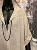 Tunika aus 100% Baumwolle in beige