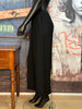 Pantalon fluide taille élastique noir