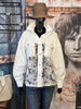 Veste/chemise brodée écru