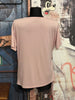 T-Shirt zum Binden in Puderrosa