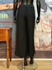 Pantalon fluide taille élastique noir