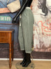 Pantalon 50% lin & 50% coton kaki
