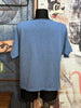 T-shirt en mailles fines "étoile" bleu