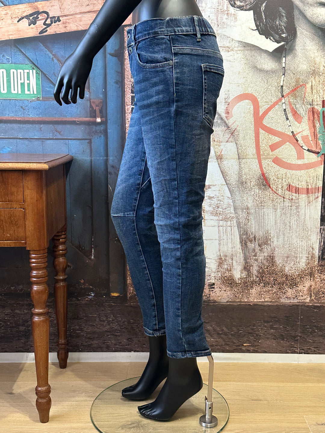 Jean stretch taille élastique blue stone used