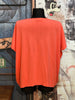 T-shirt ultra fluide col V corail