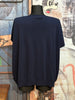 T-shirt ultra fluide col V bleu marine