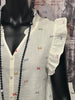 Froufrou-Bluse aus 100% Baumwolle mit "Schleifen"-Muster