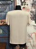T-Shirt zum Binden beige