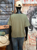T-shirt en mailles fines "étoile" vert amande