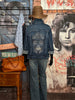 Veste en jean + size "Skull"