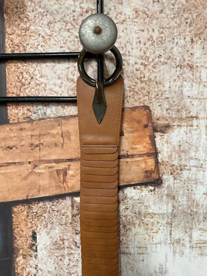 Ceinture élastique boucle anthracite