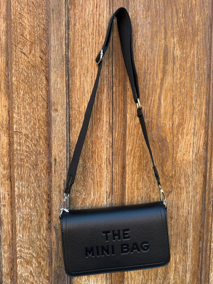 Sac bandoulière "THE MINI BAG" noir