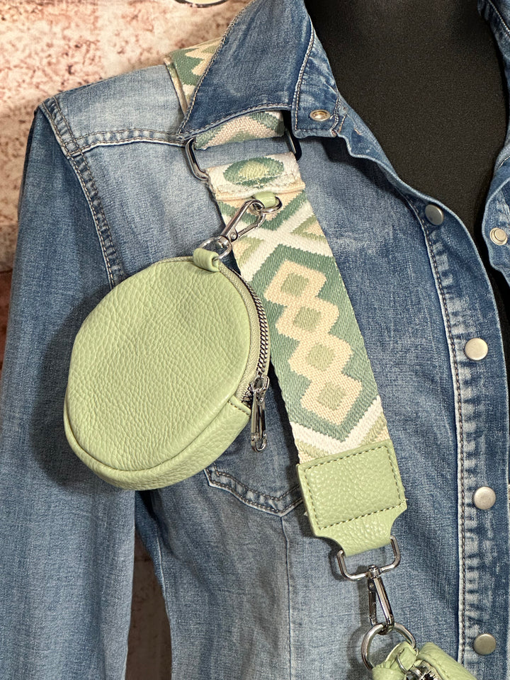Sac banane bandoulière vert pistache