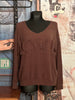 Weicher Pullover "Love" choco