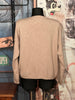 Pullover "Je m'en fous" beige