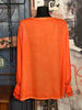 Top viscose & soie + SIZE orange