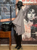 Poncho mit Kapuze "Banditas" ultra looké & oversize grau