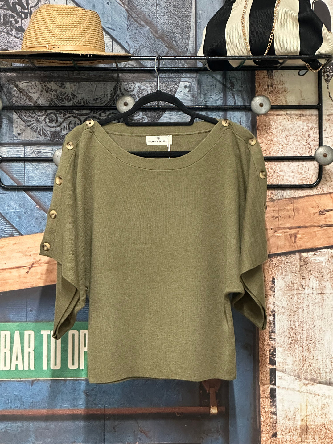 Pull "Cléa" col bateau &amp; bouton (38/42)
