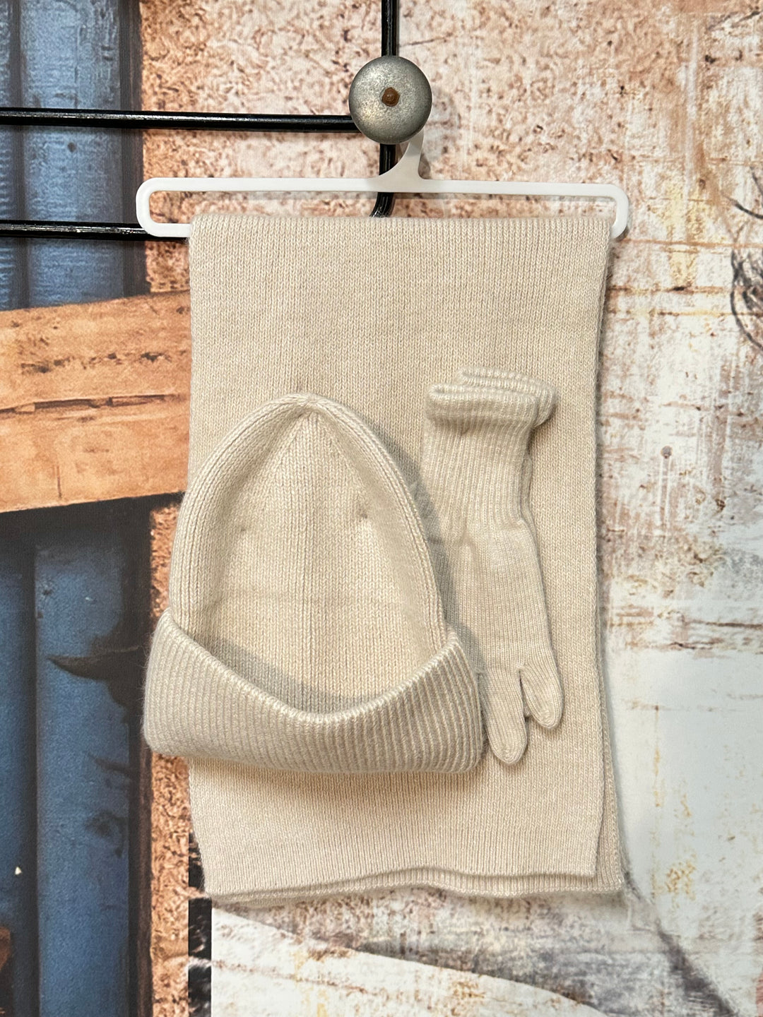 Ensemble d'hiver bonnet, écharpe & gants