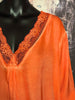 Top viscose & soie + SIZE orange