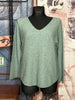 Pull tout doux vert eau