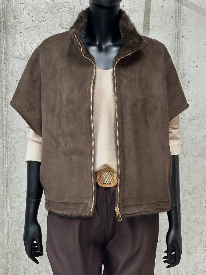 Gilet réversible "Geneviève" (38/42)