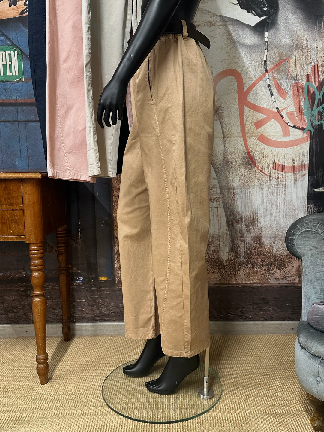 Pantalon "ballon" taille élastique (40/44) MADE IN ITALY