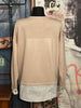 Pull ultra looké + SIZE "LOVE" beige