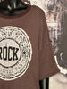 Pullover "Rock" 100% Baumwolle choco