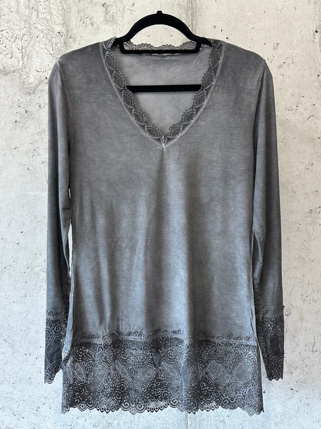 Sous-pull manches longues dentelle 36/42 MADE IN 🇮🇹