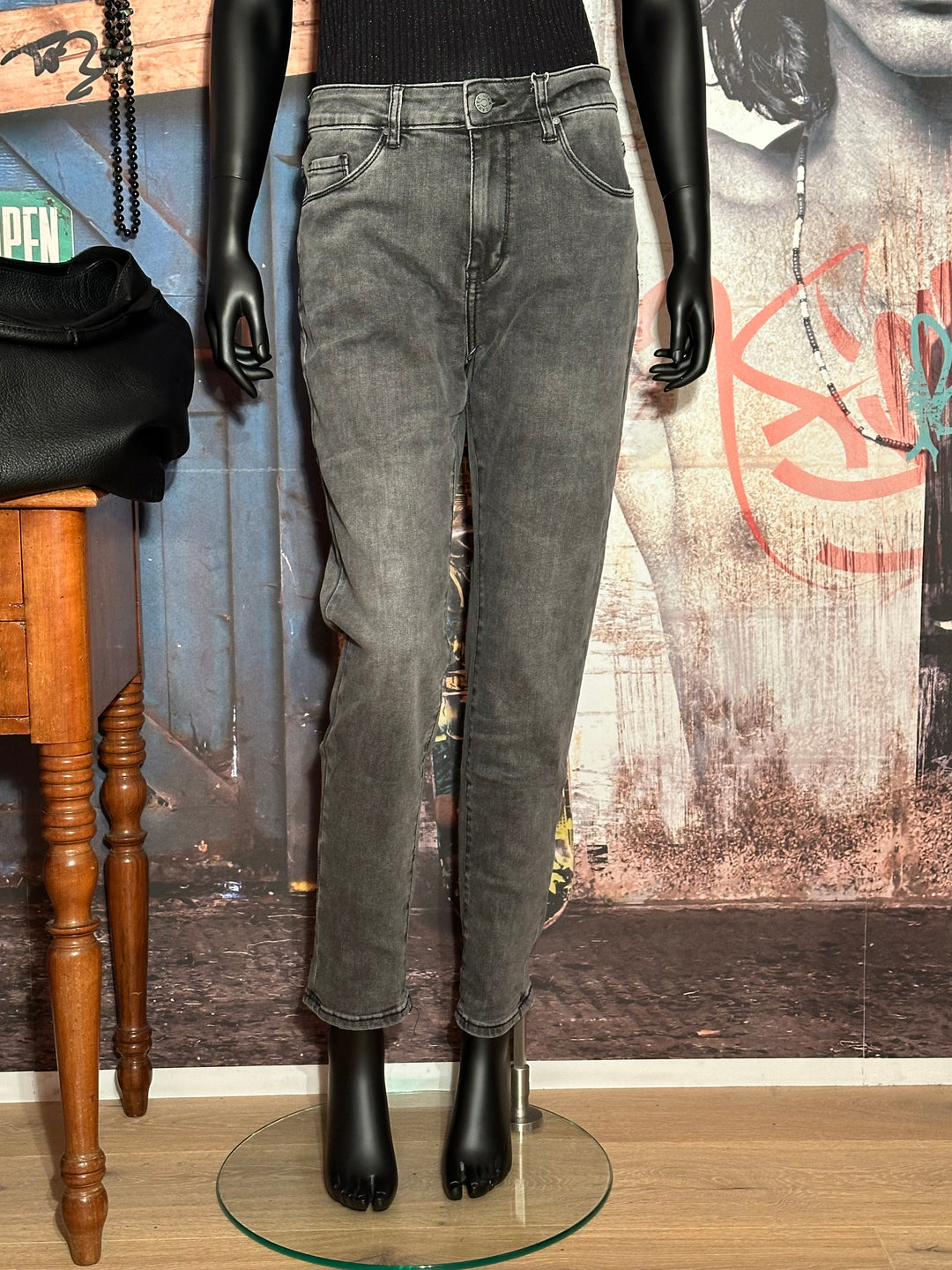Stretch-Jeans +Größe 46 bis 50 dark grey