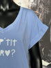 T-Shirt "Un p'tit apér🤍?" hellblau