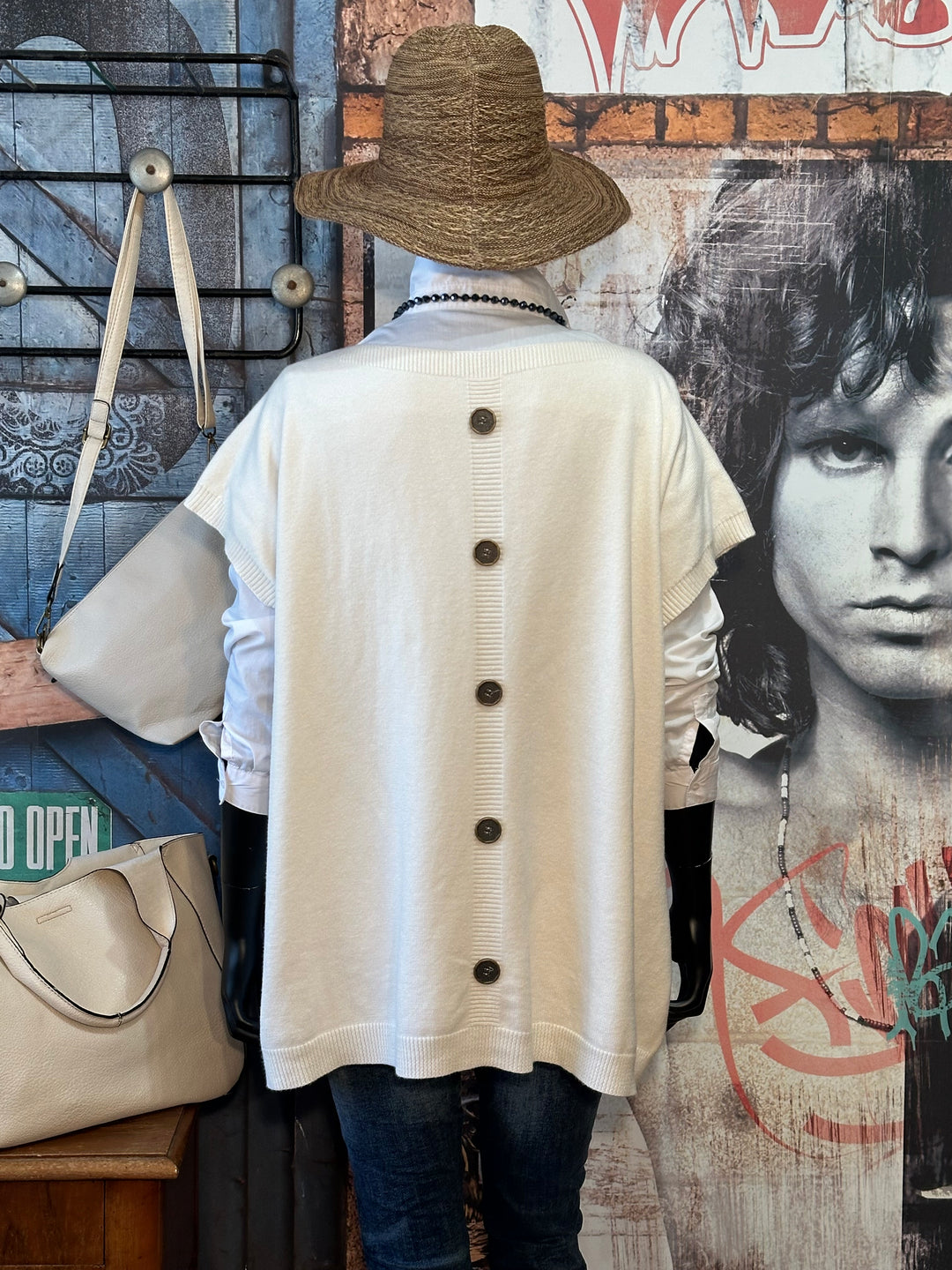 Tank Top + Size Bootneck ecru
