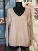 Pull "J'adore" beige