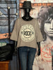 Pull  "Rock" 100% coton beige