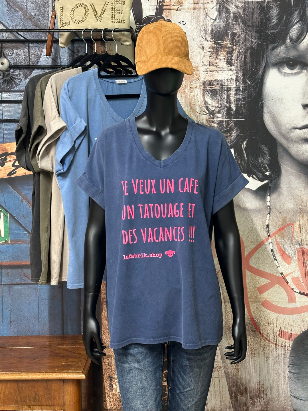T-shirt "Charlie" oversize "je veux...." (42/46) MADE IN ITALY