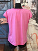 T-shirt 100% coton "Magic in her heart" pink