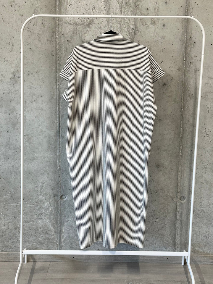 Oversize-Polo-Kleid mit Streifen (38/44)