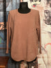 Pullover mit Rundhalsausschnitt camel