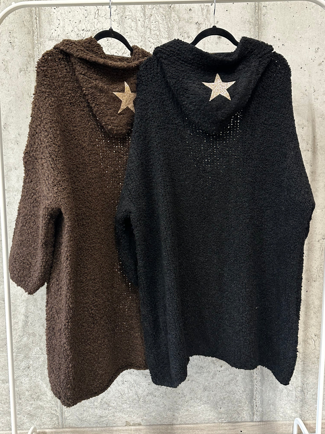 Kapuzenjacke aus Bouclé (40/46) MADE IN 🇮🇹