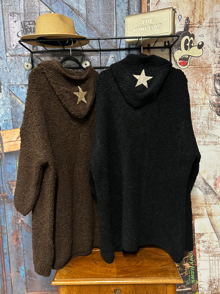 Kapuzenjacke aus Bouclé (40/46) MADE IN 🇮🇹