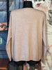 Pull "J'adore" beige