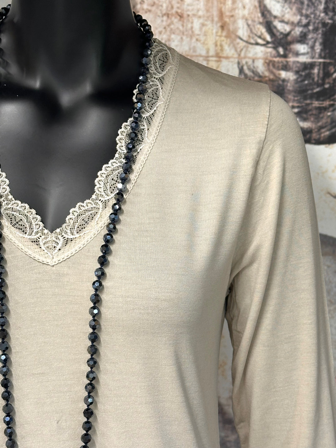 Sous-pull manches longues dentelle 36/42 MADE IN 🇮🇹