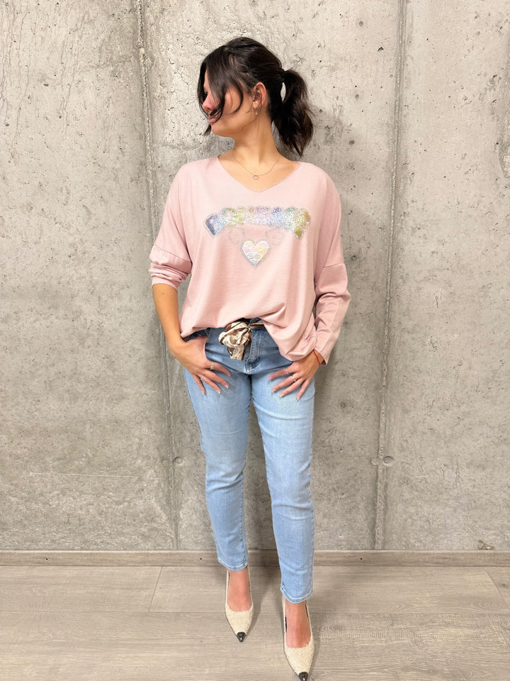 Pull col V "Bohème" (42/46) MADE IN ITALY