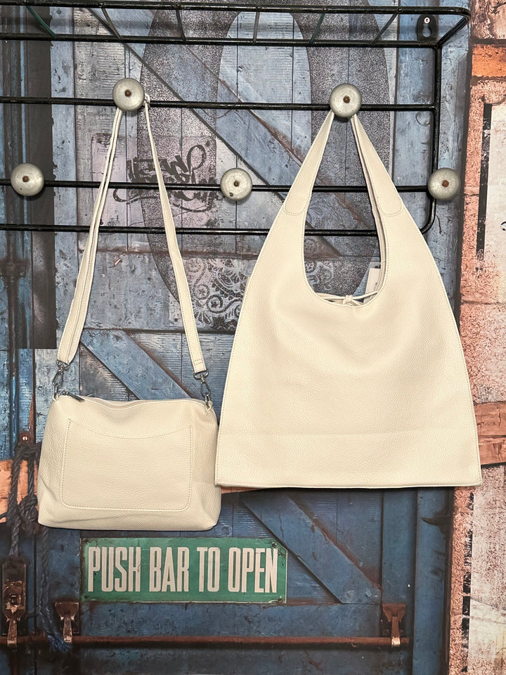 Sac "hobo" chic & polyvalent mastic