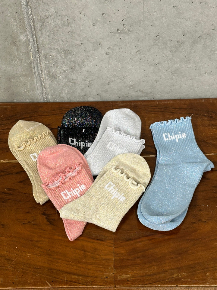 Chaussettes pailletées "Chipie"