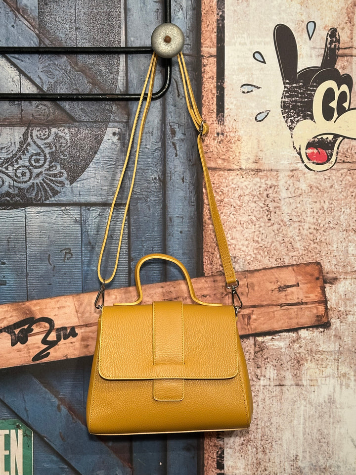 Sac à main en cuir grainé MADE IN 🇮🇹
