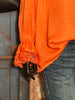 Top viscose & soie + SIZE orange