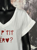 T-shirt "Un p'tit apér🤍?" blanc & rouge