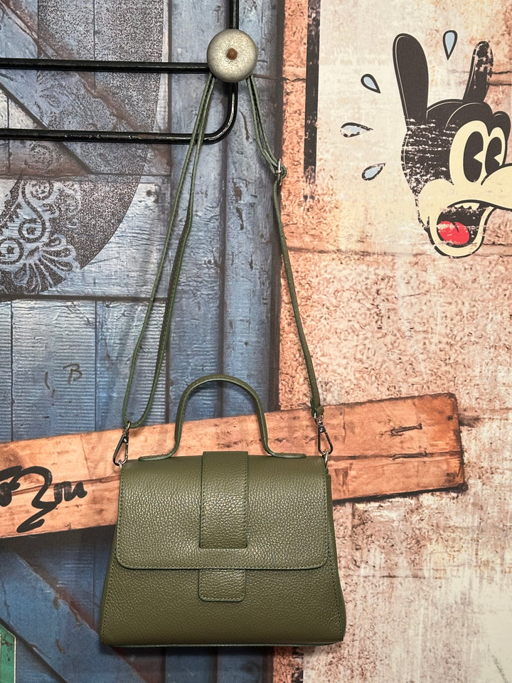 Sac à main en cuir grainé MADE IN 🇮🇹